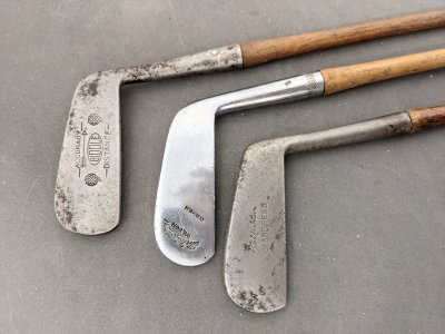 Antique Hickory Shafted Putters