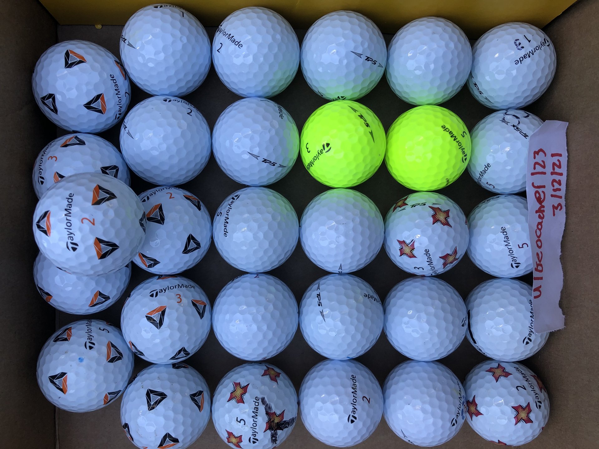 30 5a/AAAAA TaylorMade TP5/TP5x Golf balls - Buy, sell or trade new ...