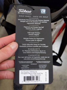 New Titleist Players Plus 4 Stand Bag 