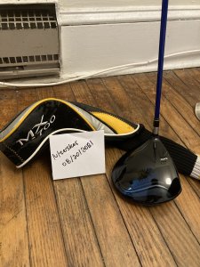 Mizuon MX 700 Driver  9.5 Degree w/ Graphite Design YS-6+ Stiff S Shaft
