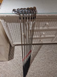 Cobra King Tour MIM Iron Set 4-PW KBS $-Taper Steel Stiff RH