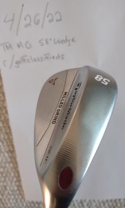 New TaylorMade Milled Grind Chrome 58° Wedge