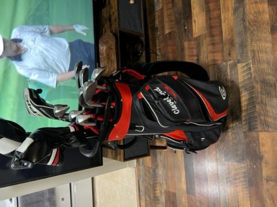 For Trade - 2021 Cleveland Black and Red Cart Bag