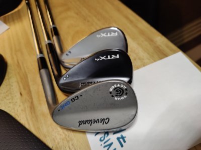 Cleveland Wedges 50 56 60 RTX4 CG10 