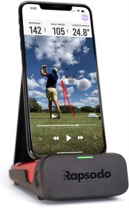 Rapsodo Mobile Launch Monitor for Golf Indoor and Outdoor Use with GPS Satellite View
