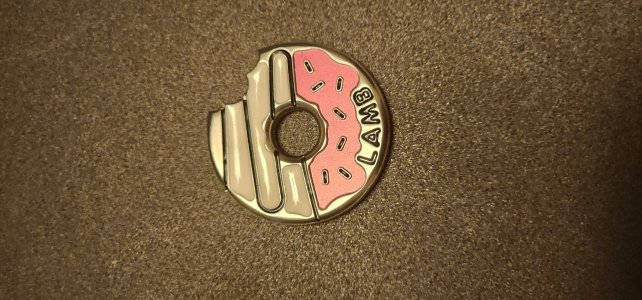 Pink Doughnut Tyson Lamb Ball Marker 
