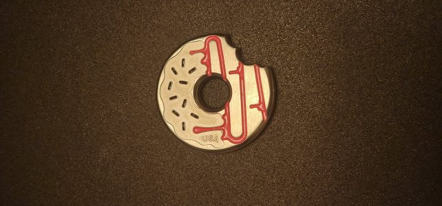 Pink Doughnut Tyson Lamb Ball Marker 