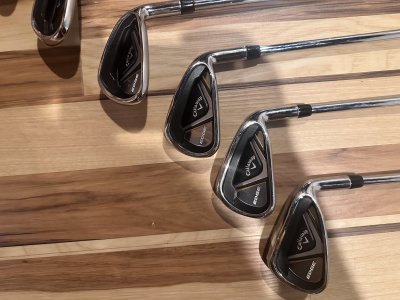 Callaway edge Irons 6-pw,sw (6 irons) regular steel shafts