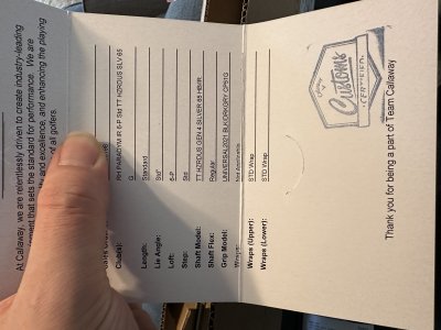 Brand New Paradym Irons 6-PW