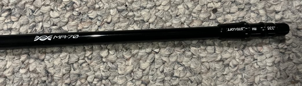 New Kai’Li Red 60r driver shaft