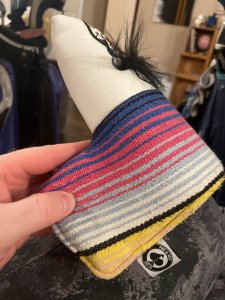 Pins & Aces Sugar Skull blade putter cover