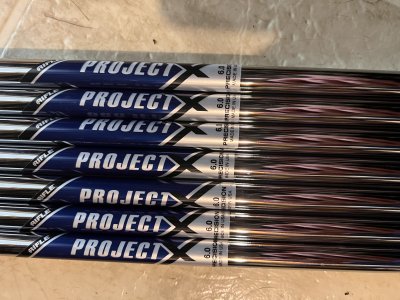 Project X 6.0 steel shafts (uncut)