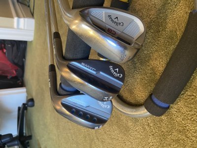 Callaway MD5 JAWS 54 and 58, Mack Daddy CB 48