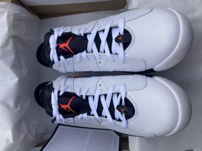 NEW Men’s Nike Air Jordan 6 Retro Low G Golf Shoes White Infrared DV1376-106 10