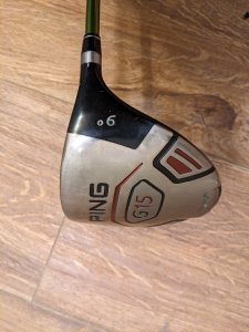 PING G15 Driver 9° with ALDILA NV 65R shaft and headcover