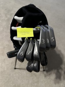 Ping Eye 2 3-W, plus putter and wedge and bag