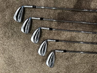 Ping G425 6-PW, blue dot (1* up) stiff shafts 