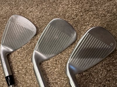 Ping G425 6-PW, blue dot (1* up) stiff shafts 