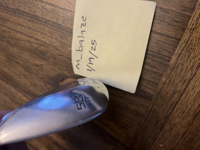 SM5 wedges 50, 54, 58. Head pulls