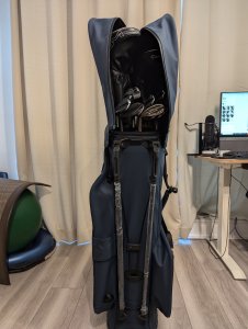  Brand new premium PU leather 14 way divider golf bag