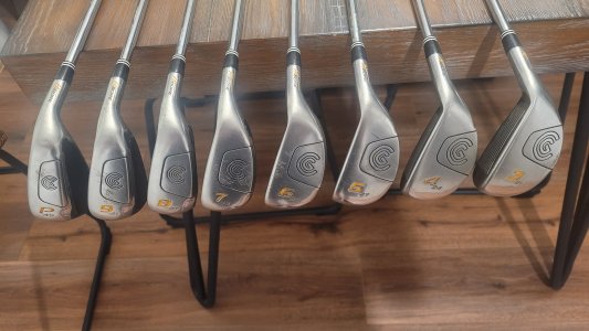 Cleveland Hibore Iron Set 3-PW Steel Stiff Shafts Mens Right Handed