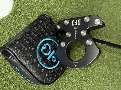 LAB Golf DF3 Counterbalance Putter – 37” / 70° Lie – All Black ♠– Mint
