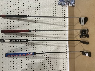 Assortment of putters
