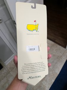 Masters leather hybrid headcover