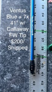 Ventus Velocore Fairway Shafts - Blue, Red, and Black