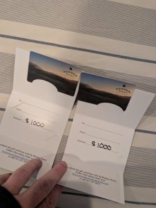 Bandon Dunes Gift Carts