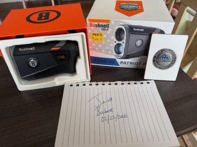 Brand New Bushnell Tour V6 Patriot Pack