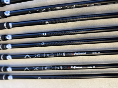 Srixon ZX5 mkII irons with Axiom 105Stiff shafts (4-AW) Standard Lie/Loft/Length