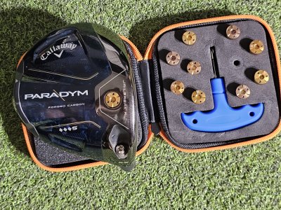 Callaway Paradym Triple Diamond S 8.5* Tour Issue head only + weights