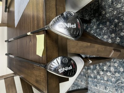 Ping g25 3 wood and 3 hybrid